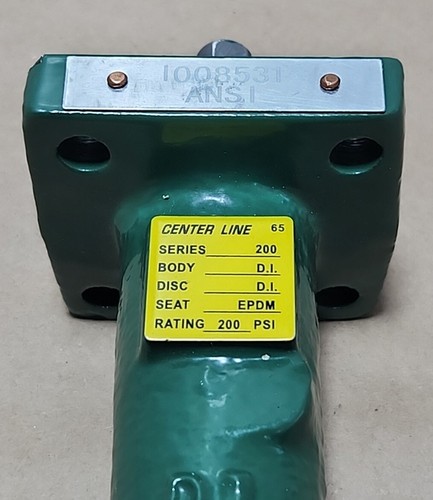 *NEW SURPLUS* Center Line 65 Butterfly Valve 3" Series 200 DI/DI/EPDM + Warranty - Picture 3 of 10