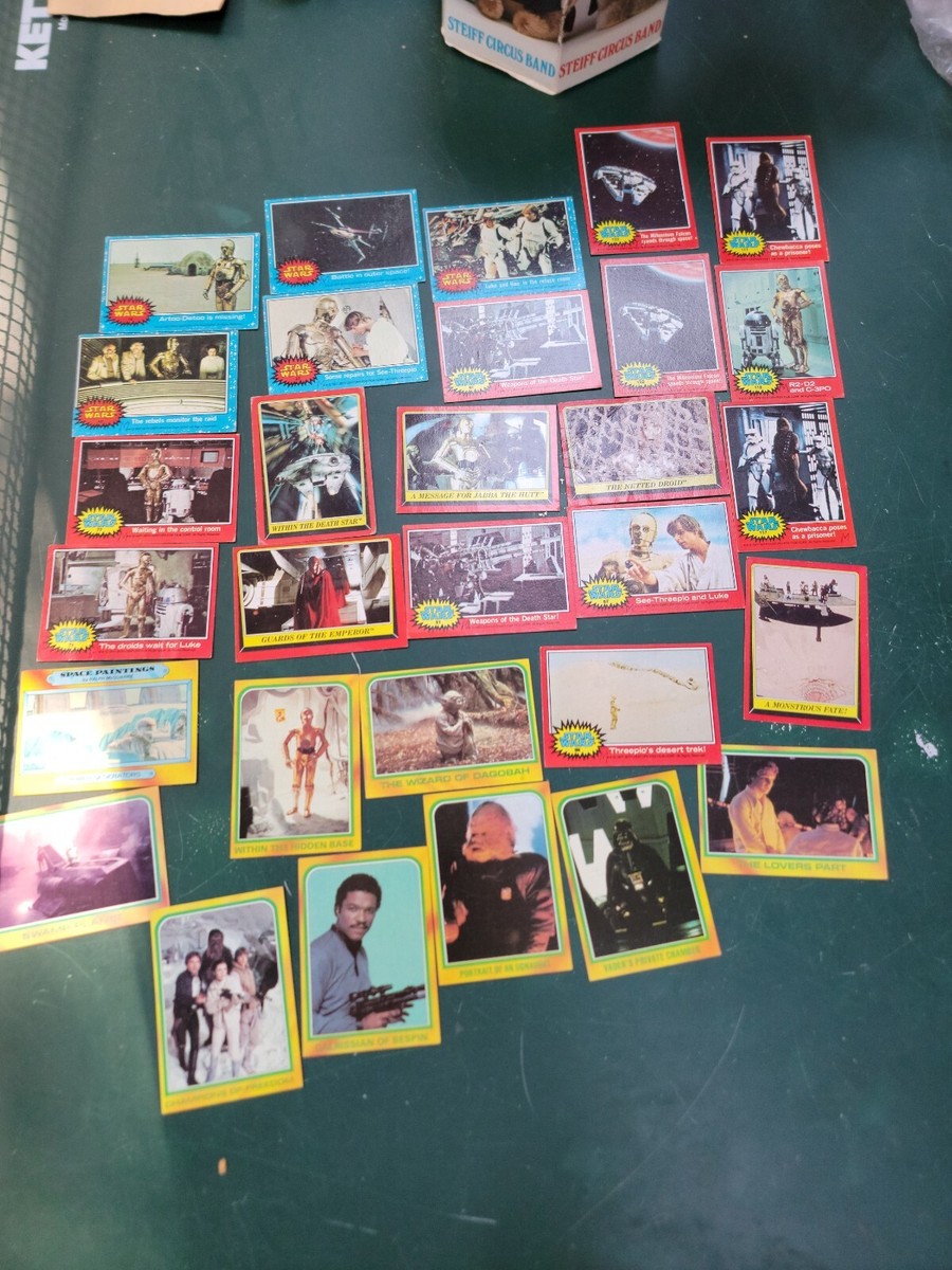 STAR WARS 1977 TOPPS TRADING CARDS LOT w 30 CARDs | eBay