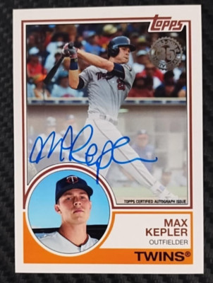 2018 Topps Max Kepler 35TH Anniversary On Card Auto SP TWINS #83A-MK