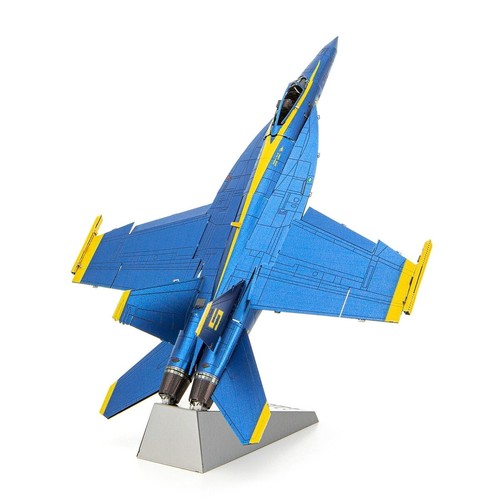 Fascinations ICONX US Navy BLUE ANGELS F/A-18 SUPER HORNET Metal Earth Model Kit - 第 7/7 張圖片