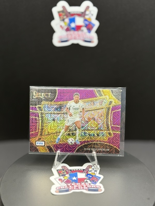 2023-24 Panini Select FIFA Jude Bellingham PURPLE MOJO Field Level #213