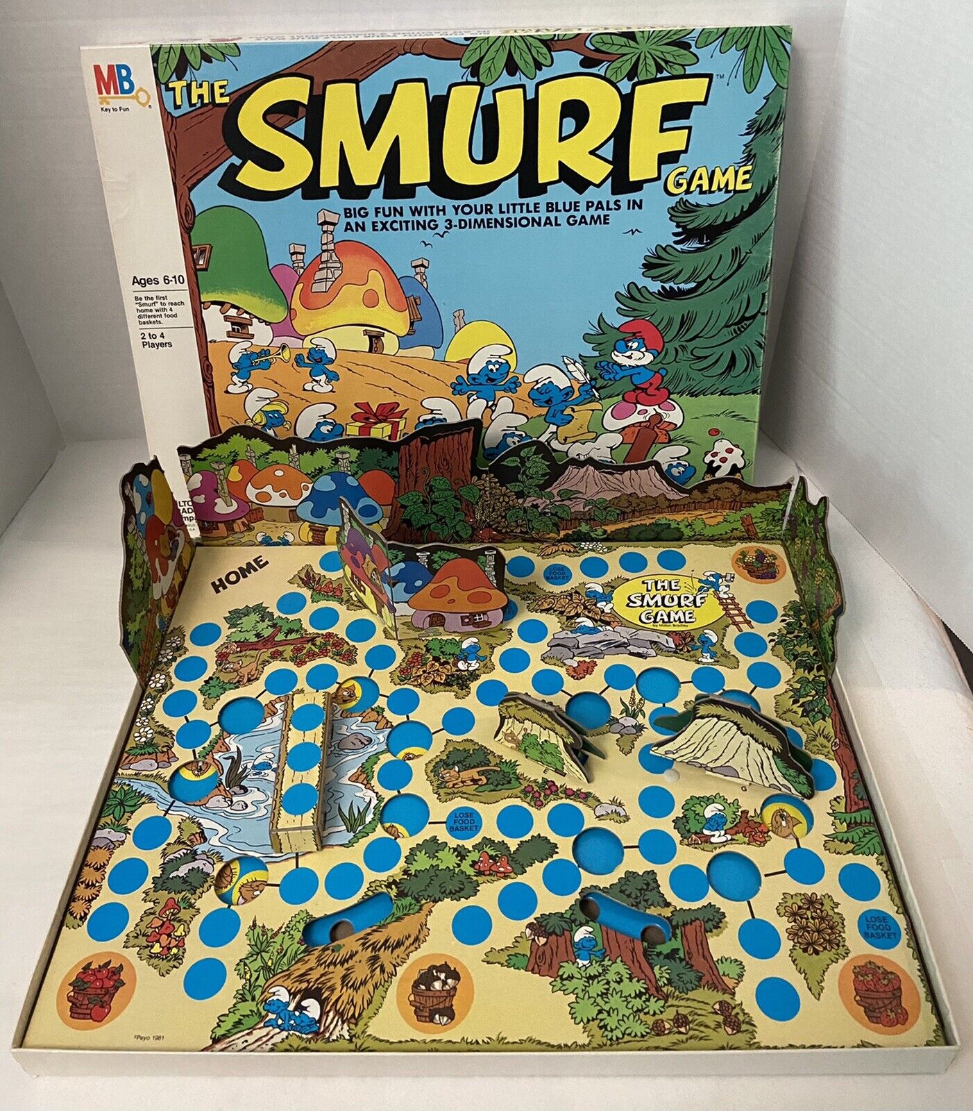 Vintage 1982 The Smurf Card Game 39 Play Cards By Milton Bradley Complete  *Read*