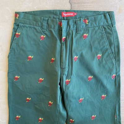 Supreme Sacred Heart Work Pants Dark Green 2017 | eBay