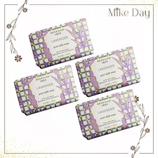 Beekman 1802 Lavender Goat Milk Soap 3.5 OZ x 4 pcs Brand New