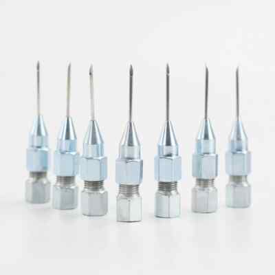 5Pcs Grease Gun Needle Tip of The Mouth Removable Needle Nose Head Nozzle Tool