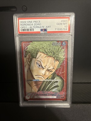 2022 ENGLISH ONE PIECE ROMANCE DAWN RORONOA ZORO OP01-001 ALT