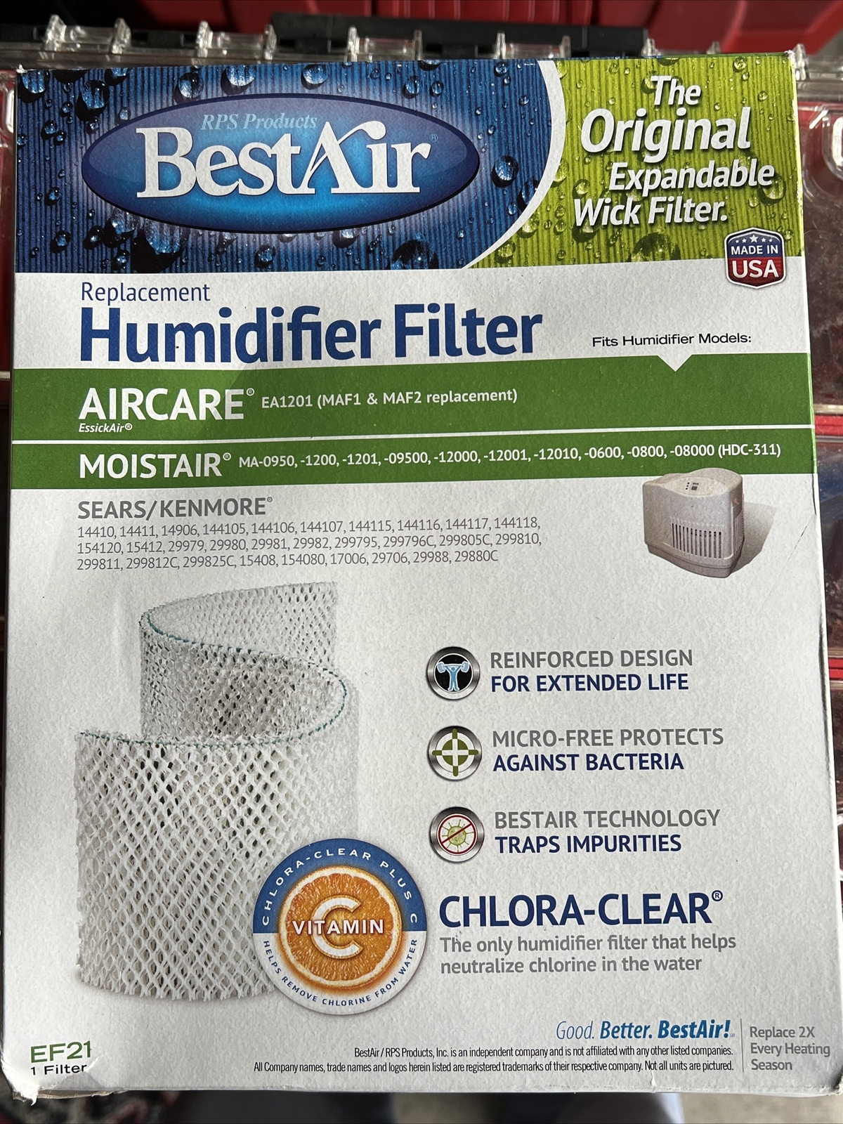 RPS Products Inc. Humidifier Wick Filter EF21 for sale online eBay