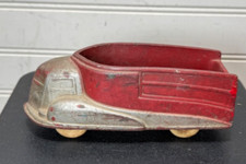 Vintage 1930's Sun Rubber Co Art Deco Streamline Delivery Truck Large 6"