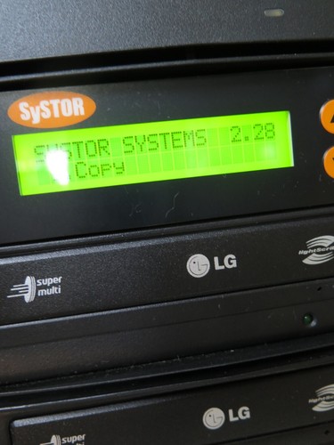 Systor Duplicator 2 TO 1 Burner CD DVD Duplication Tower WORKS - Afbeelding 2 van 6