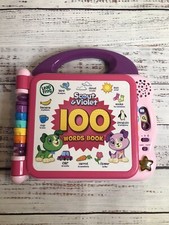 LeapFrog Scout  Violet 100 Words Book Purple Children's Book Electronic Toy