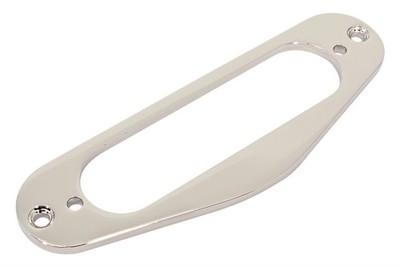 Strat Metal Guitar Pickup Flat Mounting Ring - Nickel