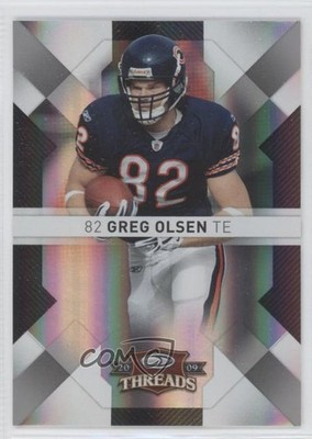 2009 Donruss Threads Century Proof Silver 246/250 Greg Olsen #17 0b5