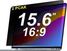 15.6 Inch Laptop Privacy Screen Protector, Removable Anti-Glare Blue Light Filte