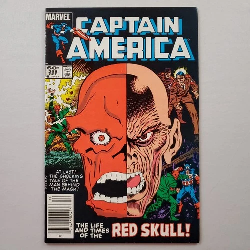 Captain America #298 NS Oct 1984 Marvel Comics FN/VF 7.0 Red Skull DeMatteis VTG