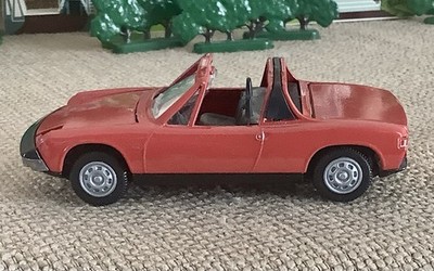 Gama Mini #1128 ~VW-Porsche 911 -Red~ 1:43 Scale -Made in West Germany  *As is*