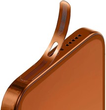 for iPhone 17 Pro Earpiece Speaker Mesh Anti 17 Pro, Cosmic Orange