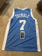 NORTH CAROLINA TAR HEELS- SETH TRIMBLE SIGNED AUTOGRAPH JERSEY JSA COA 