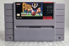 Super Play Action Football Super Nintendo SNES 1992 Tested Cleaned New Battery 