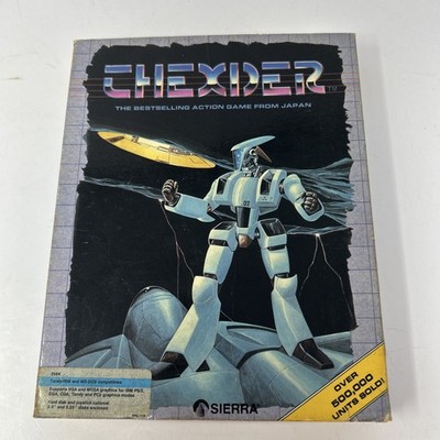 Thexder 1987 Sierra IBM MS-DOS Tandy 5.25  PC Game