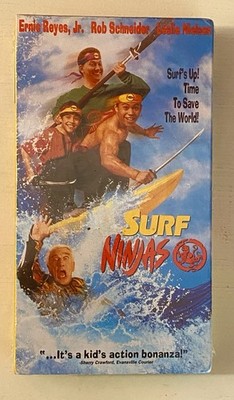 Surf Ninjas (VHS 1993) New Line Rob Schneider Leslie Nielsen SEALED New KWAN TSU