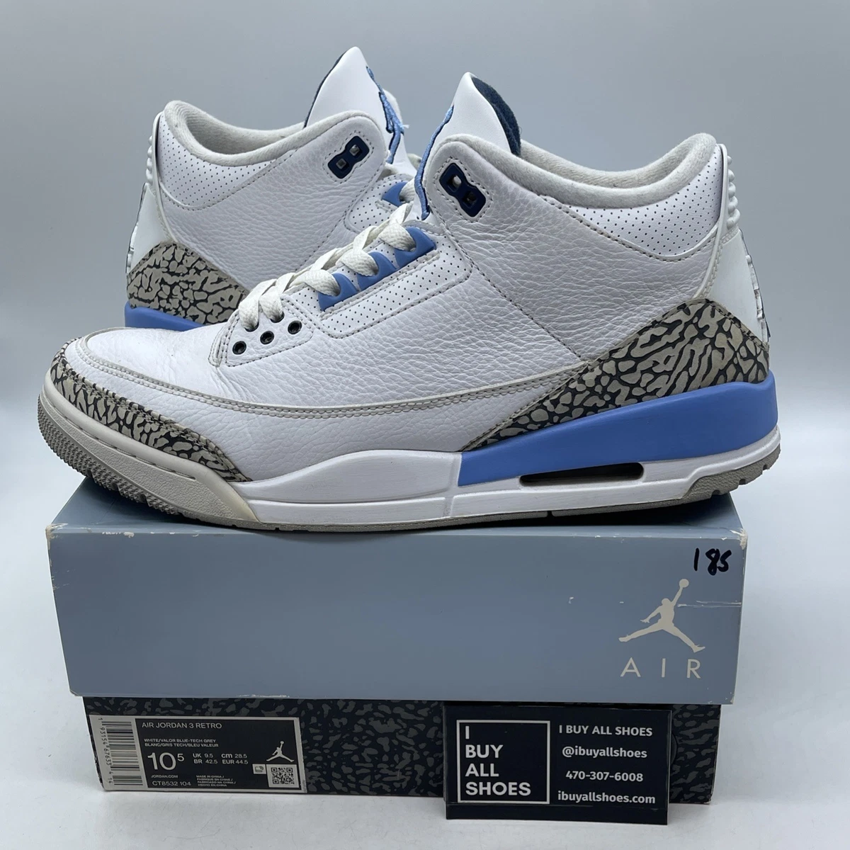新品未使用NIKE Air Jordan3Retro\"UNC\"27.5 Jordan 3 Retro UNC (2020) Men's - CT8532-104 - US