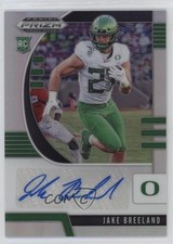 2020 Panini Prizm Draft Picks Rookies Silver Jake Breeland #132 Auto 05l9
