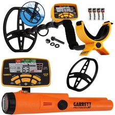 Garrett ACE 400 Metal Detector with DD Waterproof Search Coil and Pro Pointer AT
