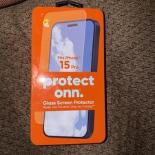 Onn iPhone 15 Pro Glass Screen Protector - NEW IN BOX NEVER OPENED