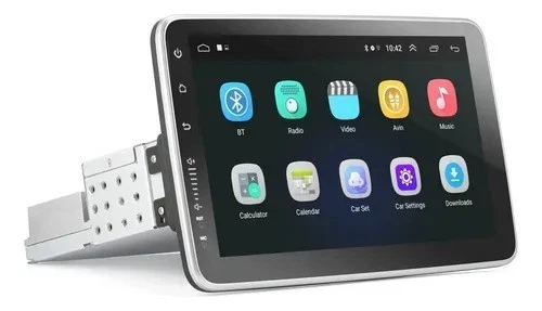 AUTORADIO 1 DIN ANDROID CON SCHERMO ESTRAIBILE DA 10" CARPLAY GPS WIFI 4GB+64GB - Immagine 2 di 4