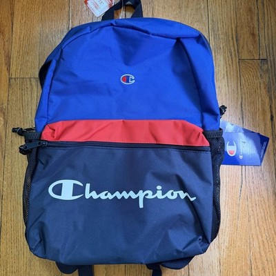 Champion Blue/Navy Blue Backpack with black interior- fits 15'' laptop- NWT