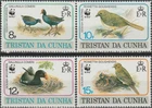 Tristan da Cunha WWF Birds 1991 MNH-13,50 Euro