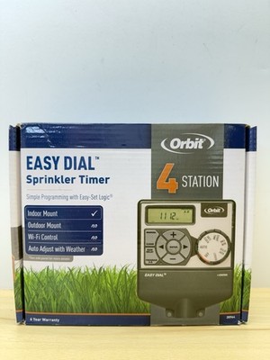 Orbit Easy Dial 4 Station Sprinkler Control Timer Model 28964
