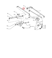 Originale Lenkhebel RüCkfüHrung Getriebe Fiat Bravo Lancia Dedra Delta 46755857