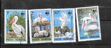 ROMANIA SC#3232-5 1984 CRANES MNH XF OLD 1984 TOPPICAL COMMEMORATIVE STAMP SET