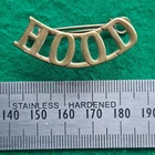 WW1 Royal Naval Division HOOD Battalion Shoulder Title Badge