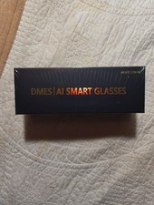 AI Smart Glasses Gold Aviator Style Plays Music Language Translation New Sealed