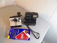 Pair of Vintage Polaroid One Step Cameras parts only