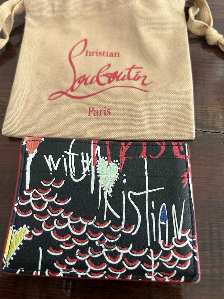 Christian louboutin card Holder Card case. Used Once. C1 - Image 4 of 4