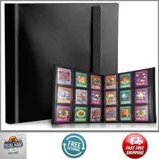 9 Pocket Card Binder Album 20 Pages 360 Card Capacity for MTG TCG Baseball Black