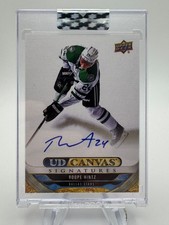 2024-25 Clear Cut Hockey ROOPE HINTZ UD Canvas Signatures On Card Auto #CSRH