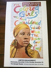 RARE 1978 For Colored Girls Who Have Considered Suicide When the Rainbow is ..
