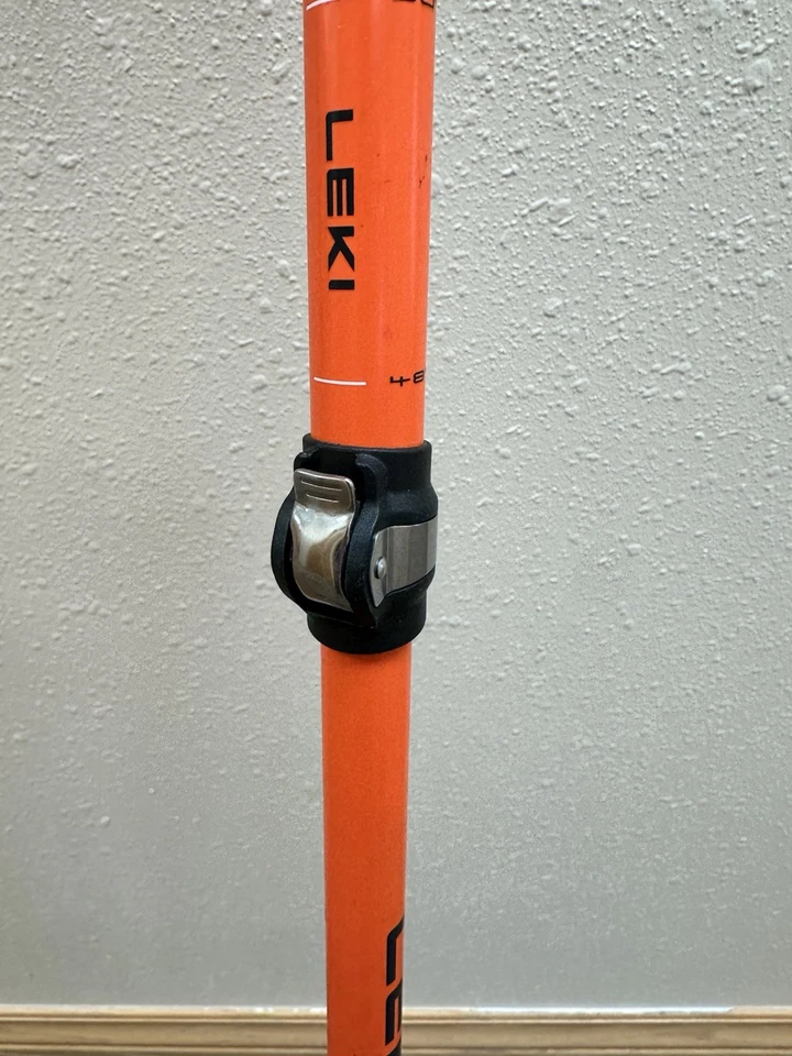 LEKI Sherpa Carbono Fuerte Bastones de Esquí de Fondo Bastones Splitboard Naranja Foto 4 de 4