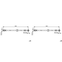 2X Bosch Bremsschlauch BremsschlÄUche Vorne Passend FüR Chevrolet Aveo Daewoo KA