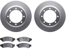 For Ford F450 Super Duty Brake Pad and Rotor Kit Dynamic Friction 19273PFGH
