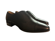 GUCCI Men's Oxford Black Leather Dress Shoes Size 6 w/Box & Authentication Tags