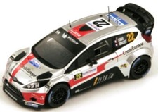 1:43 Spark Ford England Fiesta Rs Wrc #22 10Th Rally Du France 2013 Dumas SF064