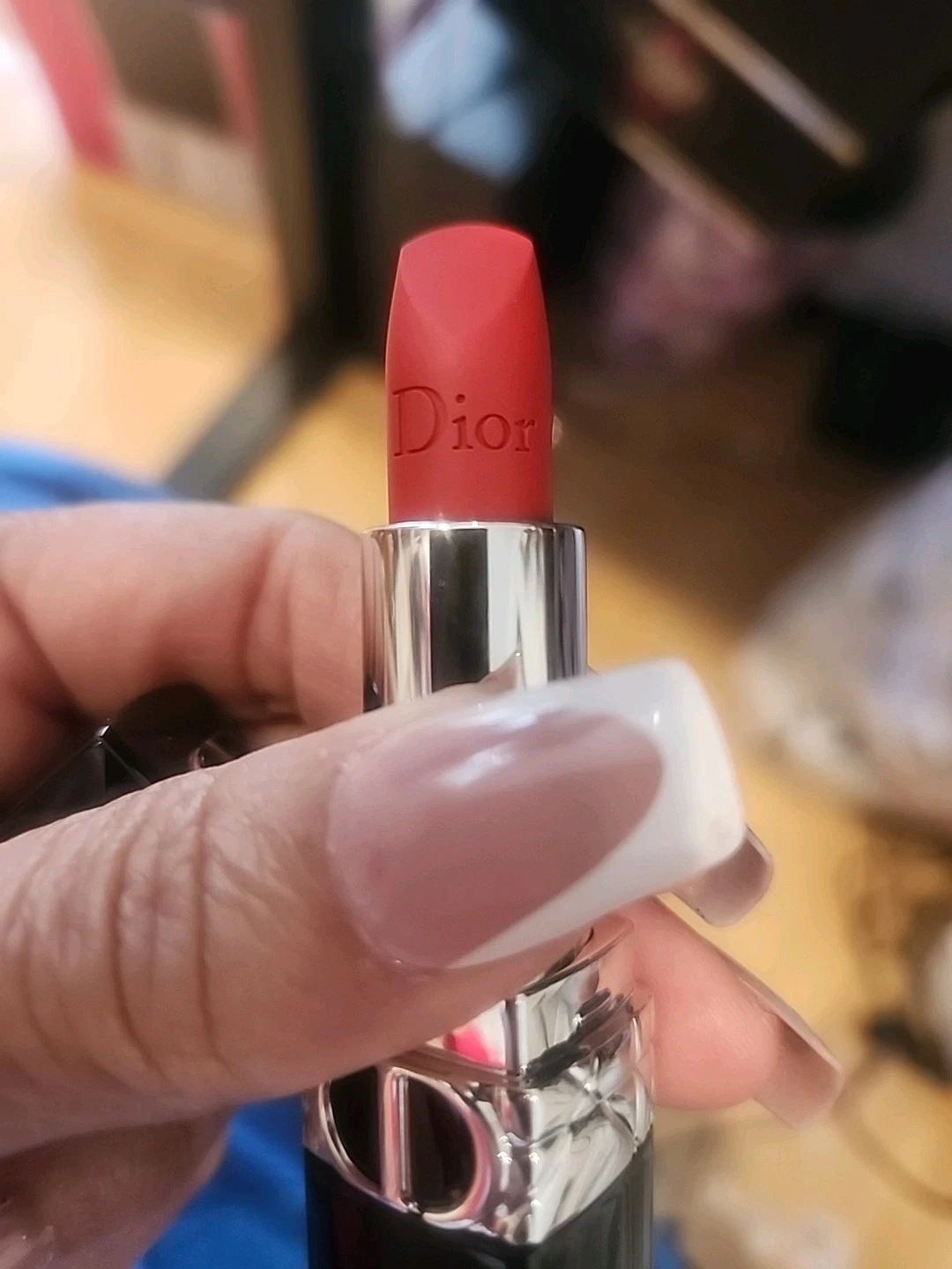 Rouge à lèvres rechargeable Dior Rouge Dior Couleur Couture #999 velours NEUF EN BOITE
