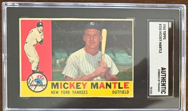 1960 Topps - Mickey Mantle #350