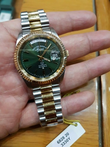 West End 6828.20.3330Y2 Auto Sapphire Green Dial Classic Swiss Unisex Watch - Picture 3 of 12
