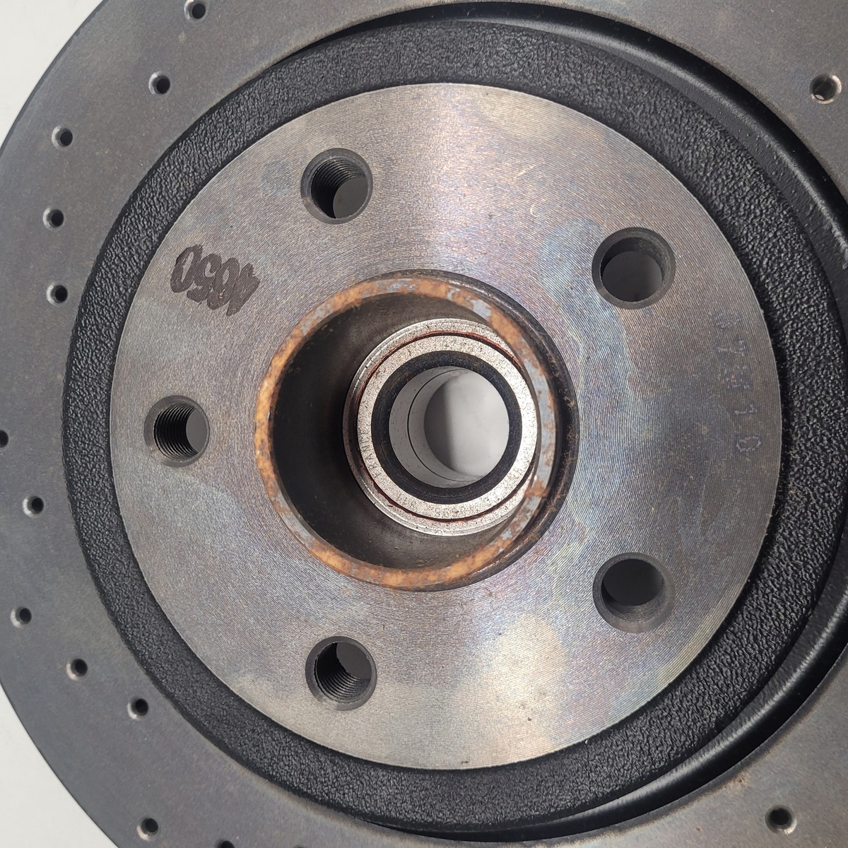 Renault Megane MK2 Sport Rear Wheel 1x Brake Drilled Disc Genuine 